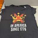 Womens No Kings V-Neck T-Shirt,small