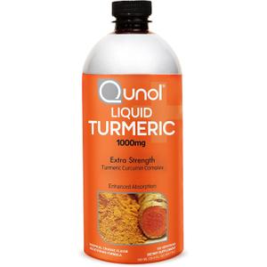 Qunol Liquid Turmeric Curcumin with Black Pepper, Turmeric Supplement 1000mg, Extra Strength, Joint Health, 60 Servings, 30.4 fl oz (30.4 Fl Oz (Pack of 1)) Qunol Liquid Turmeric Curcumin with Black Pepper, Turmeric Supplement 1000mg, Extra Strength, Joint Health, 60 Servings, 30.4 fl oz (30.4 Fl Oz (Pack of 1))