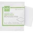 Medline Adhesive Remover Pads, Acetone-Free, 2-Ply, Box of 100