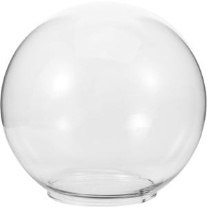 VOSAREA Globe Lamp Shade Decorative Glass Pendant Light Replacement Smoke Color Easy to Install for Living Room Bedroom Hallway and Hotel Use