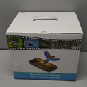 LPDISPLAY Red Attraction Bird Feeder with Camera, AI Identify Bird Species, Camera Bird Feeders for Outside with Solar Pannel, Motion Detection & Built-in Microphone & APP Notification Bird Watcher