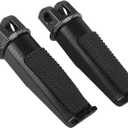 Motorcycle Footpegs Rear Passenger Foot Pegs Replacement for Yamaha YZF R25 R3 R15 MT03 MT25 MT07 MT09 MT10 XSR 700 900 T-MAX TMAX T MAX 530 500 FZ1 FZ6 Foot Rests Pedal (black)