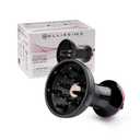 Bellissima Diffon Worldwide Diffuser Hair Dryer for Curly Hair - Dual Voltage 2-in-1 Blow Dryer with Diffuser - Reduces Frizz, Defines Curls, Volumizes - Lightweight, Easy Hold Handle