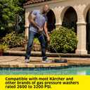 Krcher Pressure Washer Surface Cleaner 15", Quick Connect, 2600-3200 PSI, Ideal for Driveways, Patios, Decks, Sidewalks