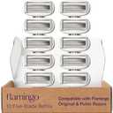 Flamingo Women's Original Razor Blade Refill Cartridges for Women - 7 Count - 5-Blade Shaving Razors for Women