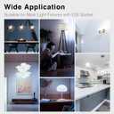 dalattin 24 Pack LED Bulbs Daylight White 5000K, 60 Watt Equivalent A19 Standard Bulbs, E26 Base, 800 LM, Efficient 9W Energy Saving, Non-Dimmable, 80+ CRI, 120V, UL Listed, for Living Room, Office