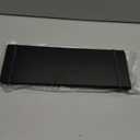 LZMS 4 Pcs 4 1/2" x 12 1/2" Dark Wood Color Clipboards - Menu Holder - Check Presenter with Straps - for Pocket Sized Notepads