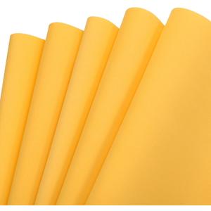 MECCANIXITY EVA Foam Sheets Golden Yellow 19.7 Inch x 35.4 Inch 1mm Thick Crafts Foam Sheets for Costumes, Arts and Crafts Projects Pack of 5