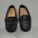 Toddler Boys Girls Leather Loafers Dress Shoes Little Kid Oxford Flats Casual Moccasins Slip-On School Uniform Walking Boat Shoes, Size 29