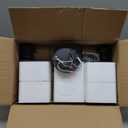 3-Light Bathroom Light Fixtures, Black Modern Vanity Lights with Milky White Frosted Glass Shades, Bathroom Wall Lamp for Mirror Kitchen Living Room Hallway Cabinet Porch