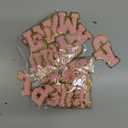 WILLBOND 52 Pcs Chenille Letter Patches A-Z, Self Adhesive Alphabet Patches for Clothes, Bags, Hats DIY, Name Craft & Personalized Best Mom Groovy Wedding Gifts(Pink,2.2 Inch)