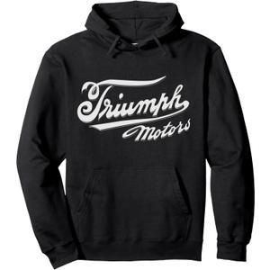 Vintage 1914 Triumph Logo Design Pullover Hoodie Black S