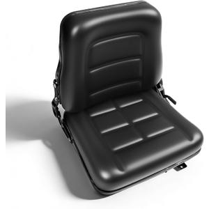 Universal Tractor Seat with Slide and Adjustable Backrest Compatible with ATV UTV Forklifts Excavators Golf Carts Dozers Tractors Lawn Mower