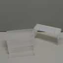 8 Pcs Acrylic Display Risers(8.5",8",7.5",7") ,Clear Product Stand,Cupcakes Holder Dessert Display Transparent Showcase Stands, Candy Bar Risers, Acrylic Lifts Display for Figures