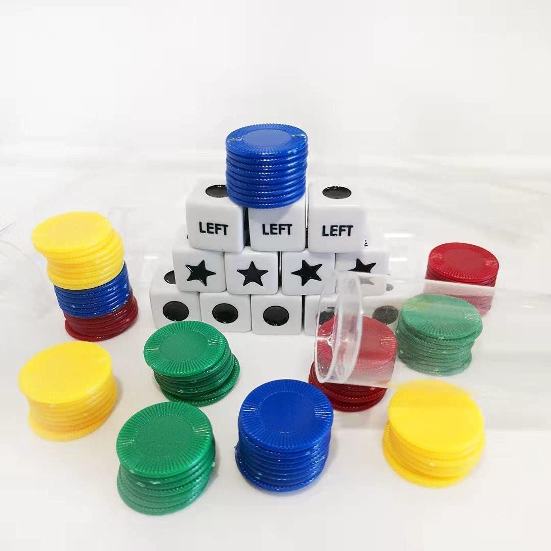 Left Right Center dice Game Prime (4 Pack)