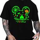 Family Halloween Shirts Pumpkin Family T Shirt Spooky Season Halloween Family Costumes Tee Top (Black, M)