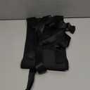 Airplane Foot Hammock, No Collapse Foot Rest for Plane Travel with Extended Adjustment Strap, Portable Desk Foot Hammock with Thickened Foam, Foot Sling Travel Essentials to Relax Your Feet (1 Pc Black)