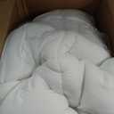 Extra-Thick 2 Inch Queen Size Mattress Topper - Ultra Plush & Soft Viscose Derived from Bamboo Mattress Pad, Naturally Cooling & Perfect for Full Body Support, Snow White