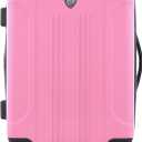 Travelers Club Chicago Hardside Expandable Spinner Luggages, Hot Pink, 20" Carry-On, HS-20720-EX-690N