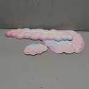 JIKIOU Cloud Mouse Pad Wrist Support, Upgrade Enlarge Leather Mouse Pads Keyboard Wrist Rest, Comfortable Memory Foam Wrist Rest for Computer Laptop Mac Gaming Office and Pain Relief Rainbow