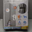 Magnetic Thermal Insulated Door Curtain, Fits Door Size 32" x 80",Durable Oxford Cloth&Thicken Polyester Fiber Fill, Efficient Temperature Control, Durable Construction, Soundproof and Windproof (Polyester Dark gray)