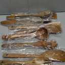 10 Pack Wooden Utensils for Cooking, Wood Utensil Set for Kitchen, Teak Wooden Spoon for Cooking, Non-Stick Spatula Ladle
