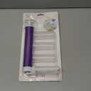 DIIQII Manual Airbrush for Decorating Cakes,DIY Baking Tools with 4pcs Cake Spray Tube for Kitchen Decorating Cakes Cupcakes Cookies and Desserts (purple)