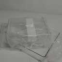 4 Pack Paper Organizer for Desk,Stackable Paper Tray Book Holder for Classroom,Office and More,Letter Tray Desk Organizer,Clear