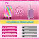 American 18 Inch Doll Clothes Accessories-18 inch Doll Suitcase-Glasses,Beret,Shoes,Handbag,Camera, Passport,Mobile Phone Travel Set Valentine's Gift Toys for 3-12 Girls