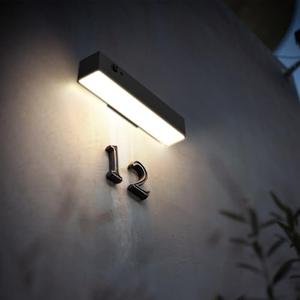 Solar Outdoor Lights, Solar Light with Motion Sensor for House Sign, IP44 Waterproof 1000LM 4000K Modern-Luxury Style Non-wiring Anti-glare Wall Sconces for Post, Front Door, Yard, Garage, Garden