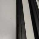 Yaocom 2 Strip Black 32 Inch Vinyl U-Shape Door Bottom Seal, Slide on Weatherstrip Interior Door Bottom to Block Light and Reduce Noise Fits 32 x 1-3/8 Doors, Fills 1/2 1-1/2 Gaps