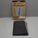 27" x 19" Cat Litter Mat - Ultra-Large Litter Box Mat with Double Layers, Urine-Proof and Non-Slip Litter Trapping Mat, Easy to Clean Kitty Litter Mats for Floor, Scatter Control, Grey