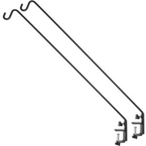 Deck Hook ( Pack, 49-Inch Deck Hook), Double Forged Solid Metal Single Piece Rod, Ideal for Bird Feeders, Plant Hangers, Coconut Shell Hanging Baskets, and Lanterns