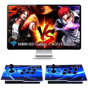 GWALSNTH 3D Pandora Box 18S Pro Arcade Games Console,36800 in 1 HD Video Game Machine,WiFi Function,Search/Save/Hide/Pause Games,Up to 4 Players,Sparated Joysticks, 64 X 22 X 6 Cm