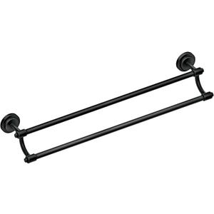 Moen DN0722BL Iso 24-Inch Double Towel Bar, Matte Black