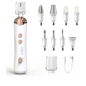 SkelEduPro Cordless Electric Nail File Set, Portable Electric Nail Drill Machine,Professional Manicure Pedicure Kit, 5 Speeds Hand Foot Care Tool for Calluses, Thick Nails, Grind, Trim, Polish