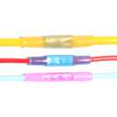 Heat Shrink Spade Female Male Wire Quick Disconnect Terminlas Connectors Electrical Electronics Automotive Crimp AWG 22-10 (620pcs 40j)