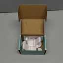 Door Lever Lock (2 Pack)  Prevents Toddlers from Opening Doors  Easy One-Hand Operation for Adults  Durable ABS with 3M Adhesive Backing  No Tools Needed for Install (White)