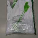 Middle Duty Plastic Seal Pull-Tite Security Seal Numbered Security Tags Self-Locking Safety Ties Zip Ties for Garment Cloethes Shoes Bags and Logistics (Green, 100 PCS)