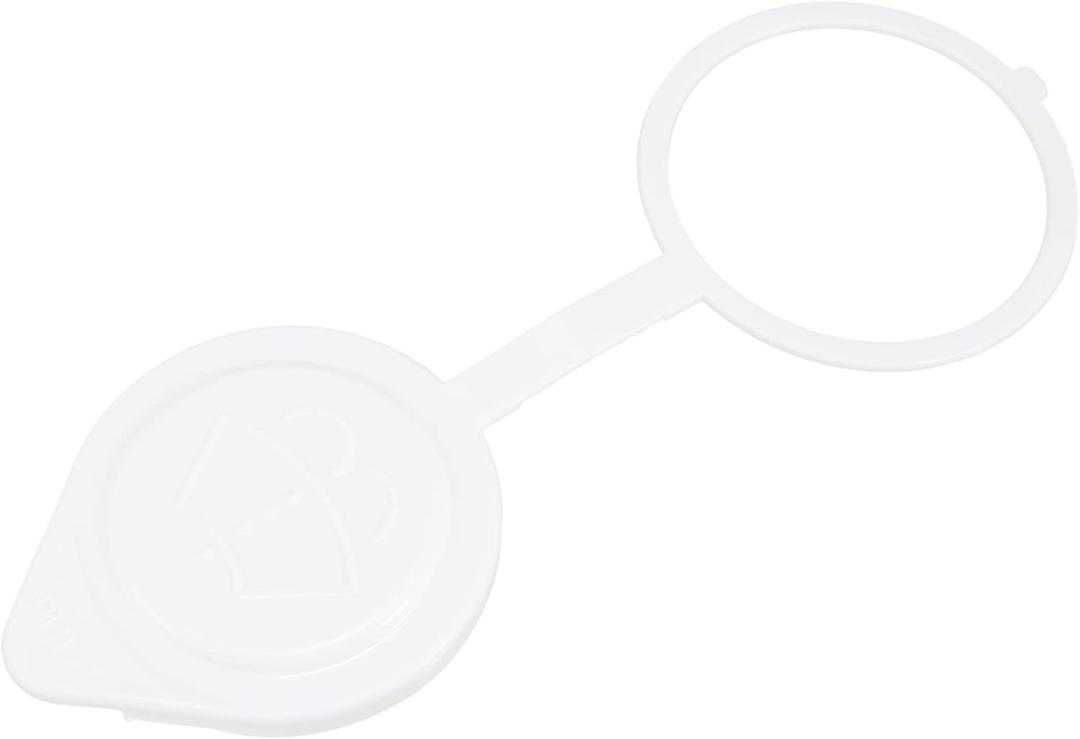 X AUTOHAUX 2pcs MR597536 White Windshield Wiper Washer Fluid Reservoir Tank Bottle Cap Cover for Mitsubishi Lancer Outlander PHEV Outlander Sport