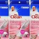 Mr. Clean 243034 Bliss Premium Latex-free Gloves, Large, 3 Pairs