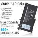 93FTF Laptop Battery for Dell Precision 15 3520 3530 Latitude 5280 5288 5480 5580 5590 5490 5488 5491 5495 5591 E5280 E5480 E5580 E5490 E5590 E5290 E5591 E5491 D4CMT 4YFVG NOT 2PC-633XCN 3ICP5/40/99-2