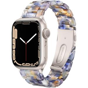 Light House Apple Watch Bands-Fashion Lightweight Resin iWatch Bands for Women Men 38mm/40mm/41mm/42mm(Series 11 10), 49mm/46mm/45mm/44mm/42mm(S 3 2 1), Compatible with Apple Watch Series 11 SE 10 9 8 7 6 5 4 3 Ultra