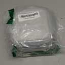 carrotez 2 Compartment Small Snack Containers, Mini Snack Containers for Mini Fridge, Small Divided Food Storage Containers, Airtight Lids, Reusable, 1.1 cup, 2 PACK (White)