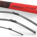 26"/22" Front Windshield Wiper Blades Replacement for Ford Explorer 2011 2012 2013 2014 2015 2016 2017 2018 2019 2020 with 11 inch Rear Wiper Blade (Set of 3)