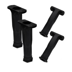 HOMSFOU 4pcs Adjustable Bed Frame Support Legs Height-Adjustable Center Support for Bed Sofa and Cabinet Prevents Sagging Easy Installation