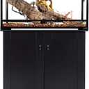 REPTI ZOO Reptile Terrarium Cabinet, Reptile and Amphibian Terrarium Stand 36" W x 18" D x 30" H