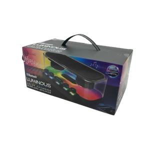 Bionic Clear Luminous Speaker W/FM BLK