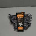 HORUSDY 22-Piece Wrench Set | Metric & SAE Combination Wrench Set with Organizer | 12 Point | Chrome Vanadium Steel