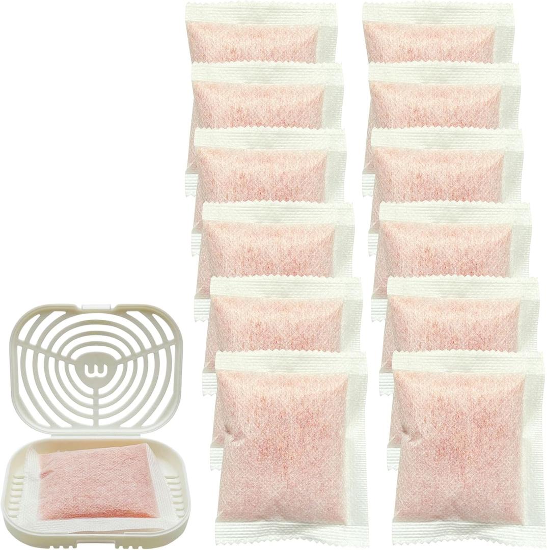 12 Pack Eliminates Litter Box Odors for Whisker OdorTrap Pod, Odor Removing Refills Compatible with Traditional Litter Boxes